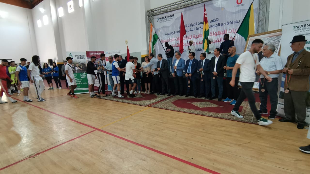 Le Championnat National Universitaire de Futsal et de Beach Soccer à Agadir à l'Université UNIVERSIAPOLIS